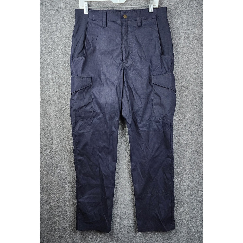 Vertx Tactical Cargo Pants Mens 32x32 Navy Blue Ripstop Multi-Pocket Utility